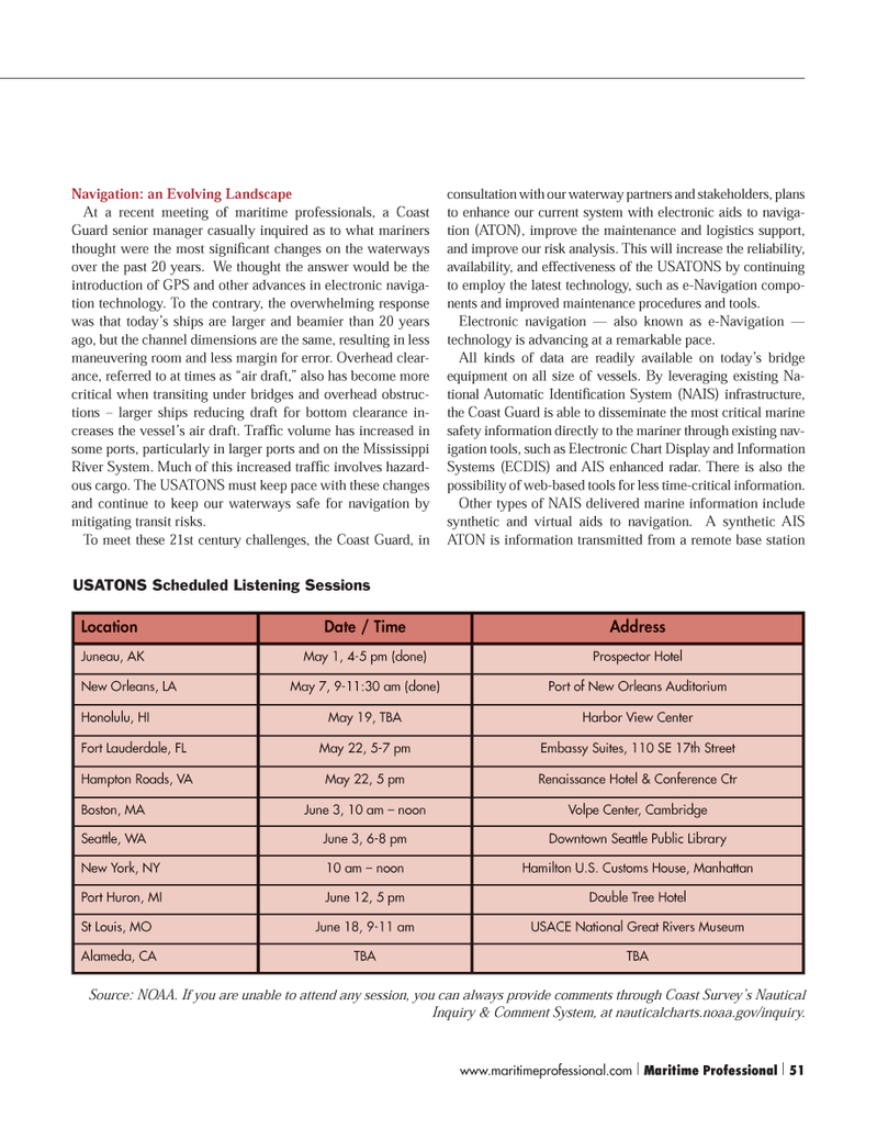 Maritime Logistics Professional Magazine, page 51,  Q2 2014