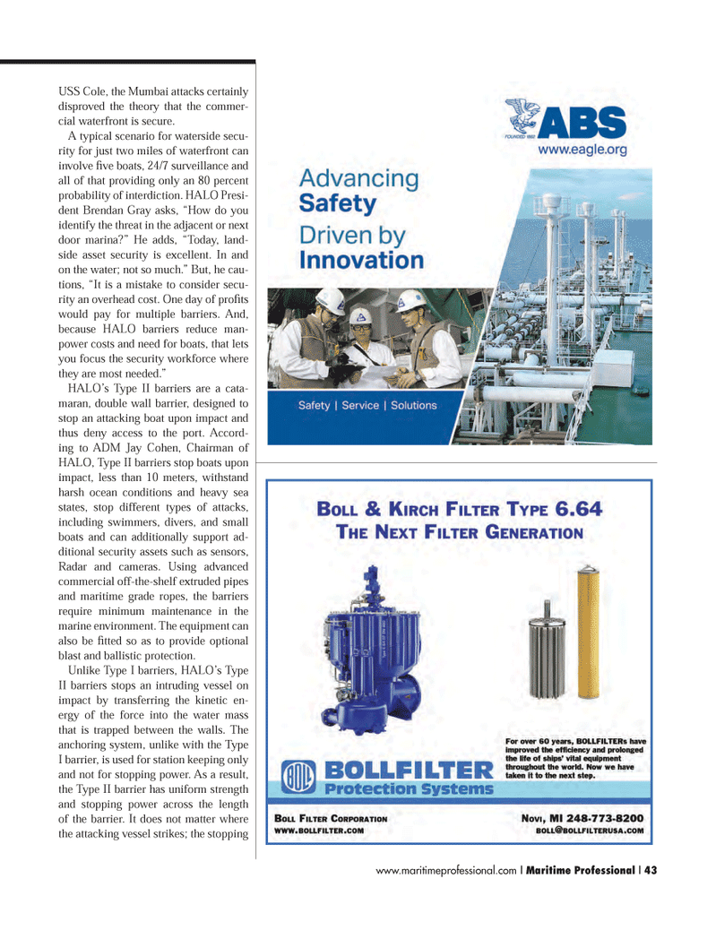 Maritime Logistics Professional Magazine, page 43,  Q3 2014