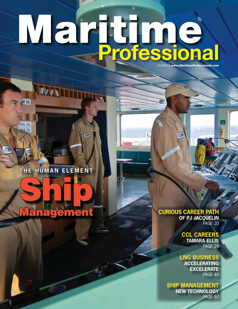 Maritime Logistics Professional Magazine Cover Q1 2015 - LNG Transport &
Technology