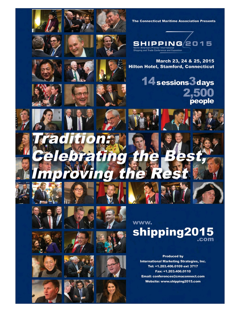 Maritime Logistics Professional Magazine, page 3,  Q1 2015