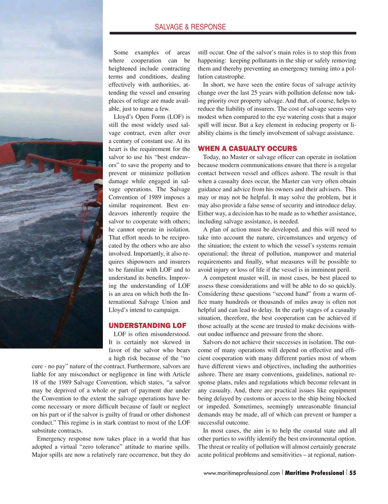 Maritime Logistics Professional Magazine, page 55,  Q1 2015
