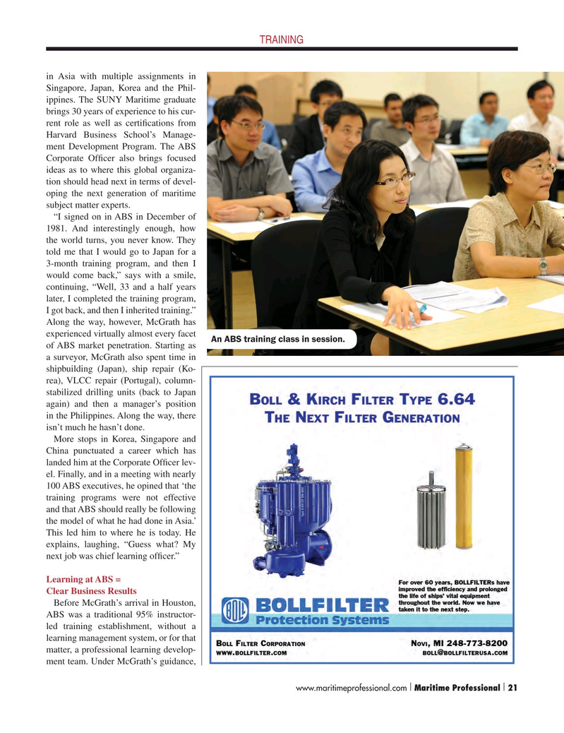 Maritime Logistics Professional Magazine, page 21,  Q2 2015