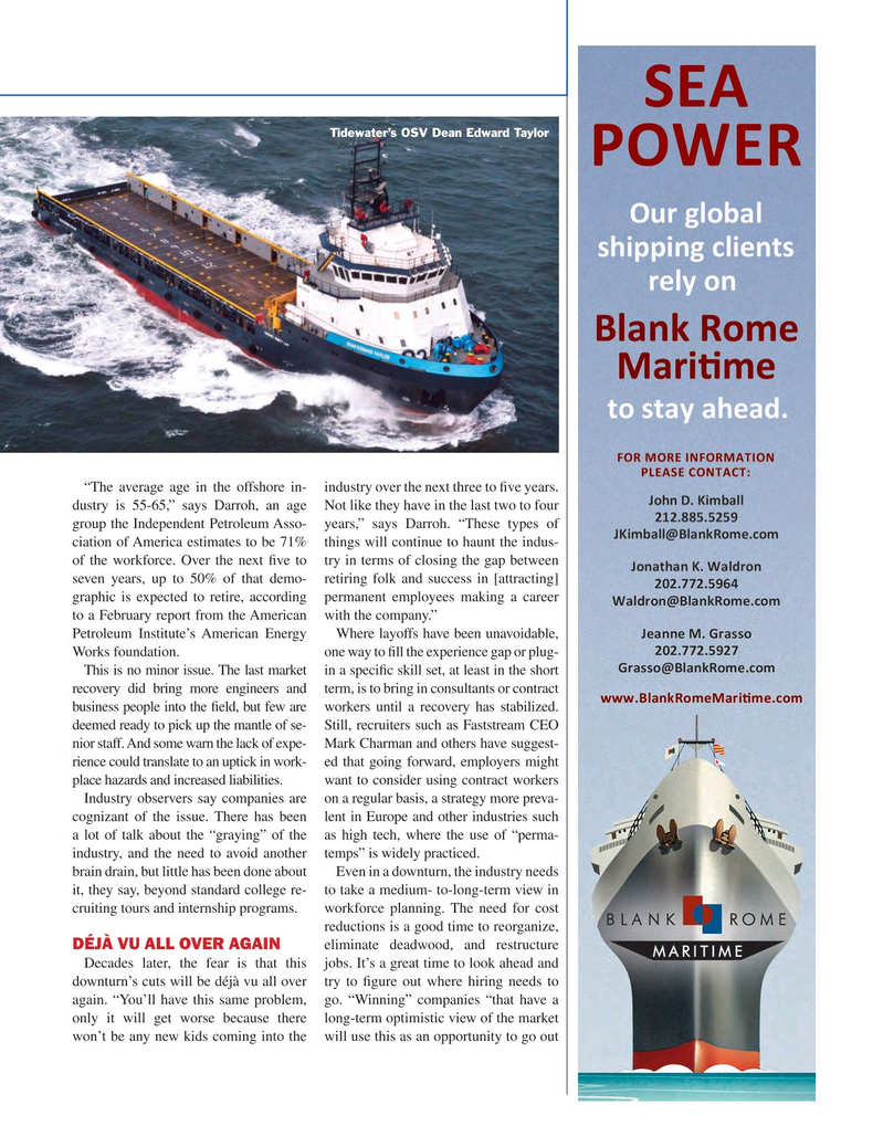 Maritime Logistics Professional Magazine, page 41,  Q2 2015