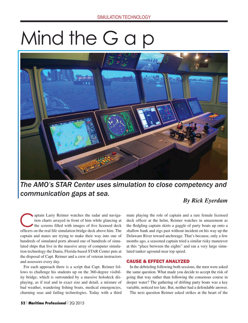 Maritime Logistics Professional Magazine, page 52,  Q2 2015