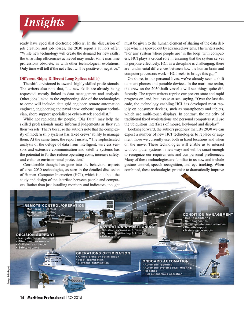 Maritime Logistics Professional Magazine, page 16,  Q3 2015