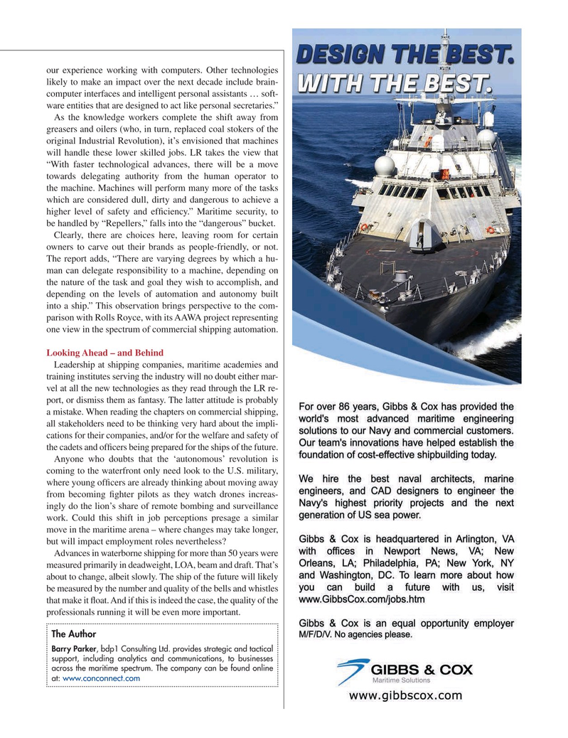 Maritime Logistics Professional Magazine, page 17,  Q3 2015
