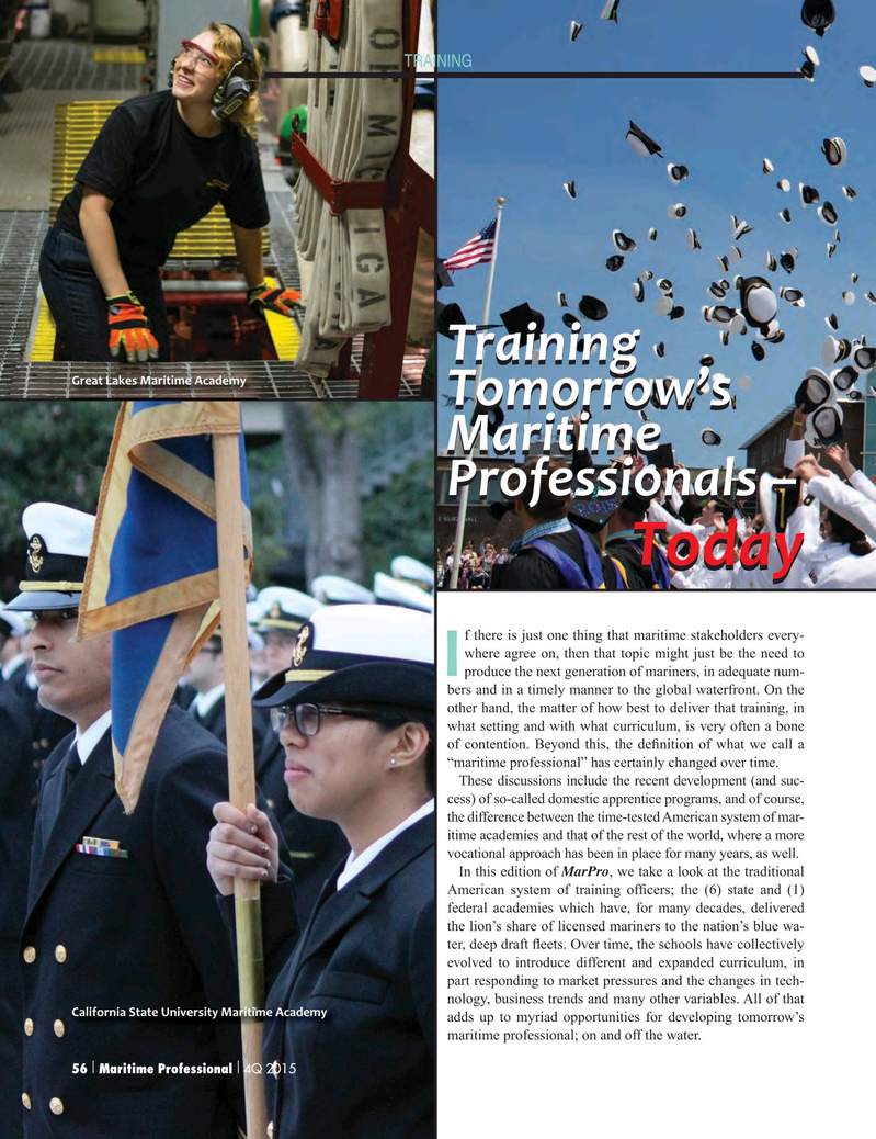 Maritime Logistics Professional Magazine, page 56,  Q4 2015