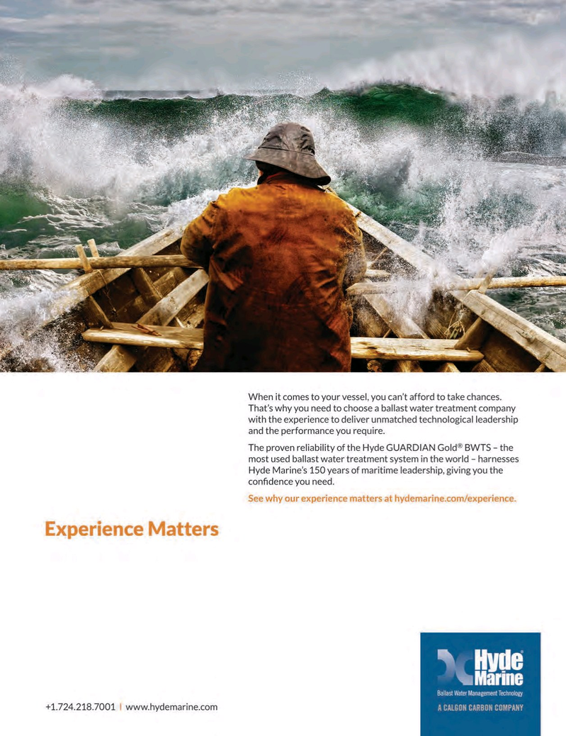 Maritime Logistics Professional Magazine, page 4th Cover,  Q4 2015