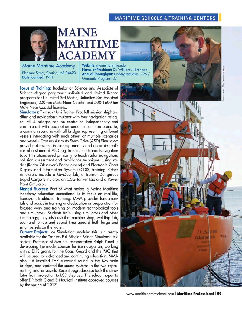 Maritime Logistics Professional Magazine, page 59,  Q1 2016