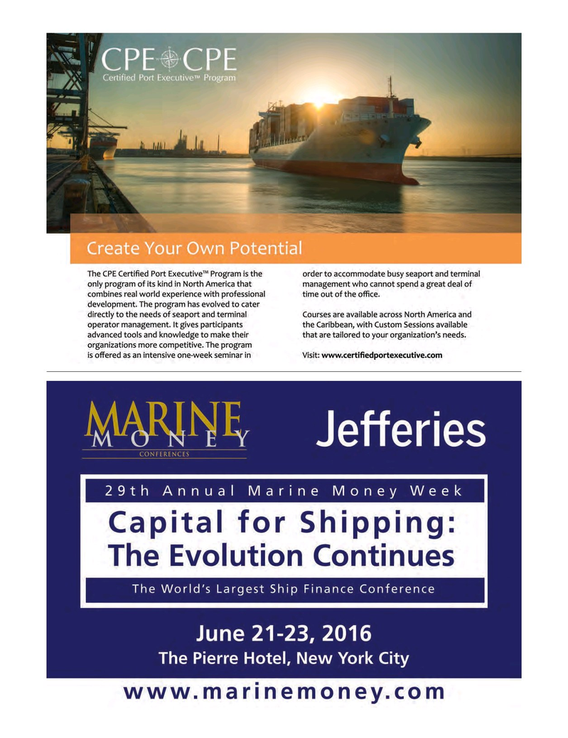 Maritime Logistics Professional Magazine, page 37,  Q2 2016