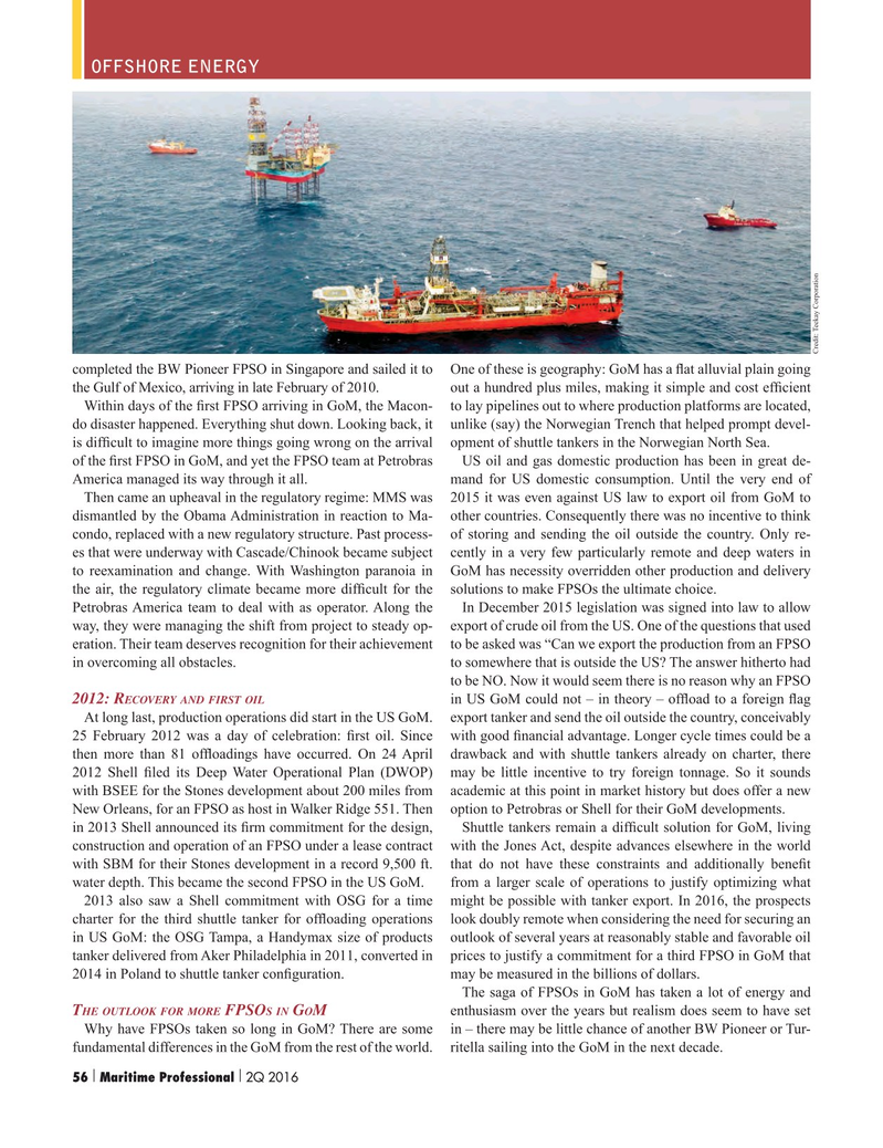 Maritime Logistics Professional Magazine, page 56,  Q2 2016