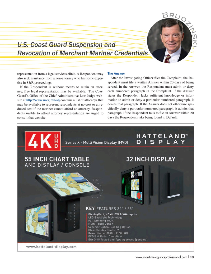Maritime Logistics Professional Magazine, page 13,  Q3 2016