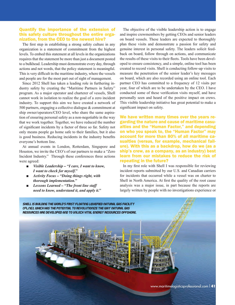 Maritime Logistics Professional Magazine, page 41,  Q3 2016