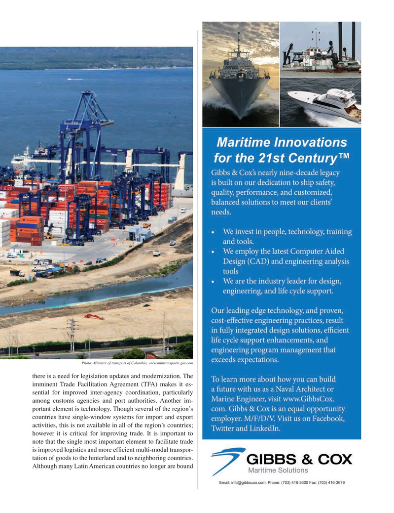 Maritime Logistics Professional Magazine, page 23,  Q4 2016