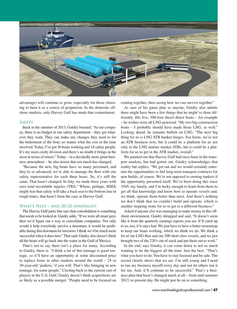 Maritime Logistics Professional Magazine, page 47,  Q4 2016