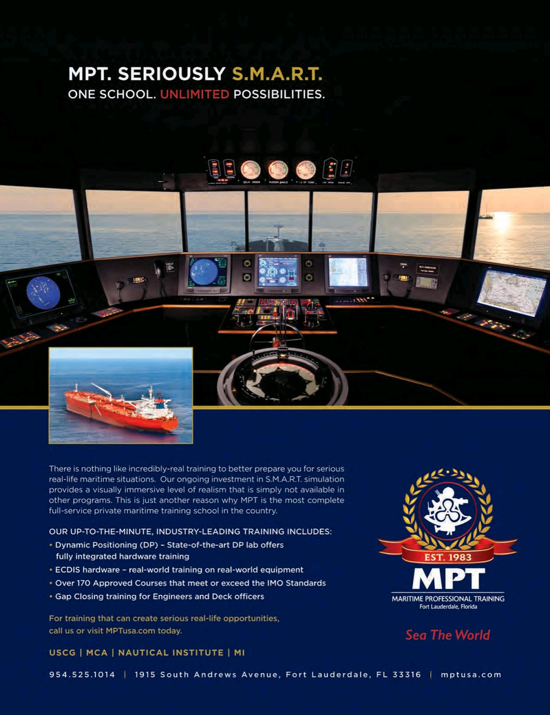 Maritime Logistics Professional Magazine, page 4th Cover,  Q4 2016