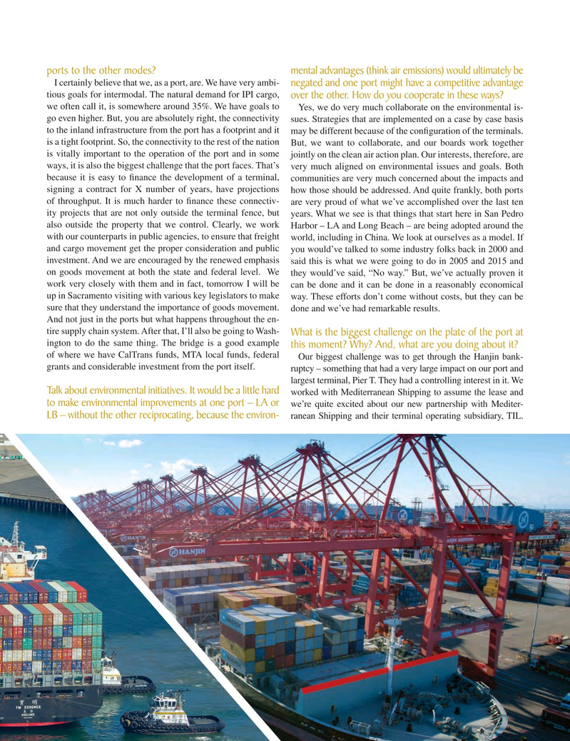 Maritime Logistics Professional Magazine, page 33,  Mar/Apr 2017