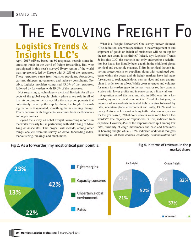 Maritime Logistics Professional Magazine, page 50,  May/Jun 2017