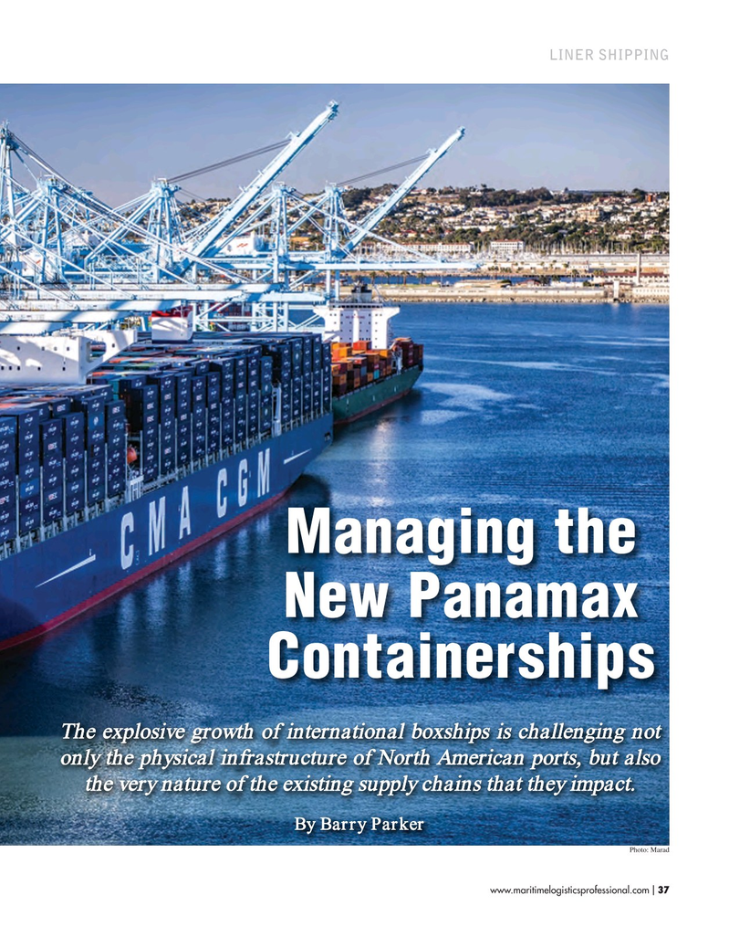 Maritime Logistics Professional Magazine, page 37,  Sep/Oct 2017