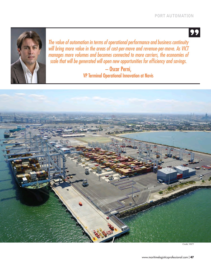 Maritime Logistics Professional Magazine, page 47,  Sep/Oct 2017
