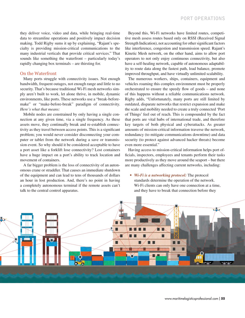 Maritime Logistics Professional Magazine, page 55,  Sep/Oct 2017