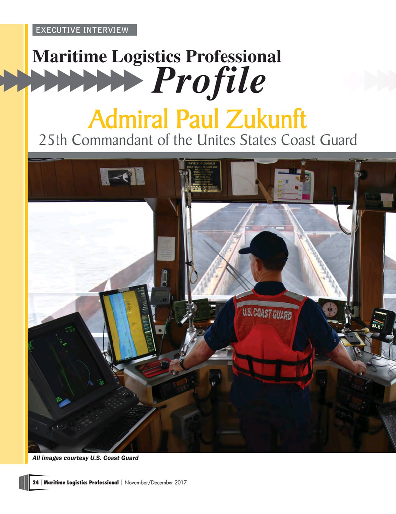 Maritime Logistics Professional Magazine, page 24,  Nov/Dec 2017