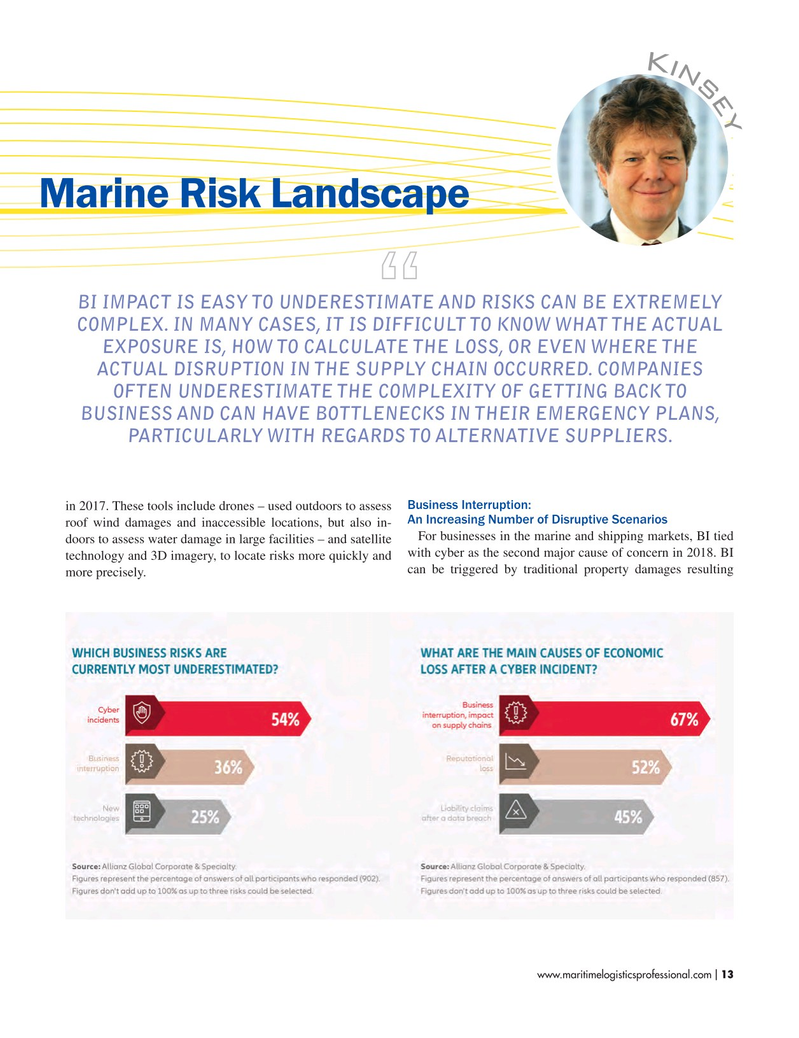 Maritime Logistics Professional Magazine, page 13,  Jan/Feb 2018