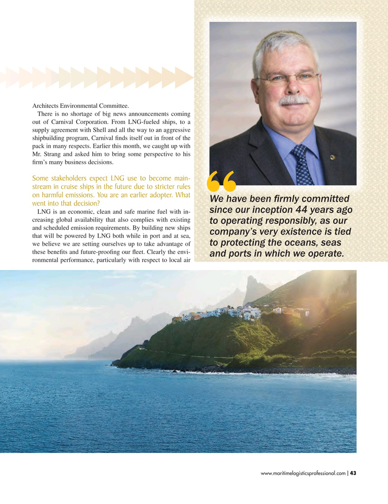 Maritime Logistics Professional Magazine, page 43,  Jan/Feb 2018