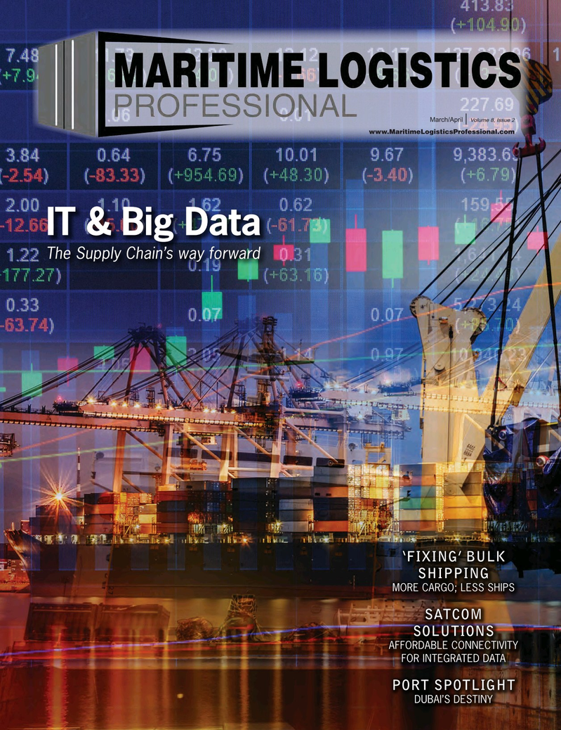 Maritime Logistics Professional Magazine Cover Mar/Apr 2018 - IT & Software