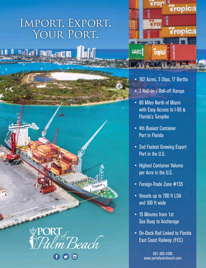 Maritime Logistics Professional Magazine, page 31,  May/Jun 2018