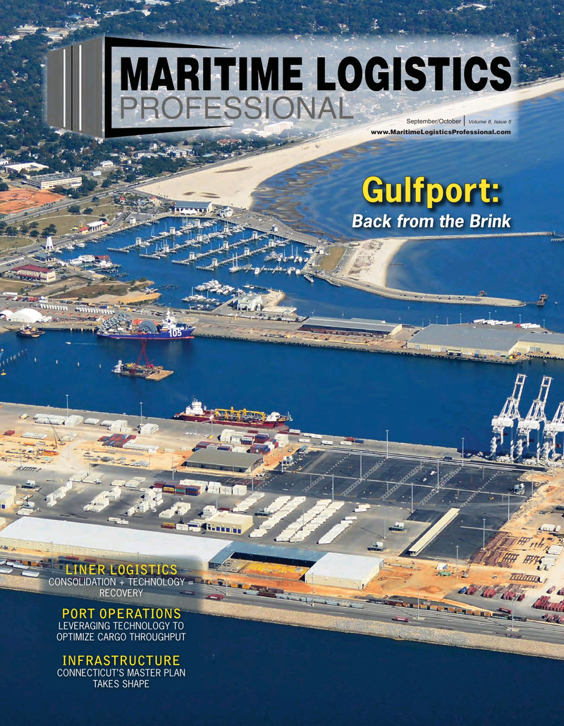 Maritime Logistics Professional Magazine Cover Sep/Oct 2018 - Liner Shipping & Logistics