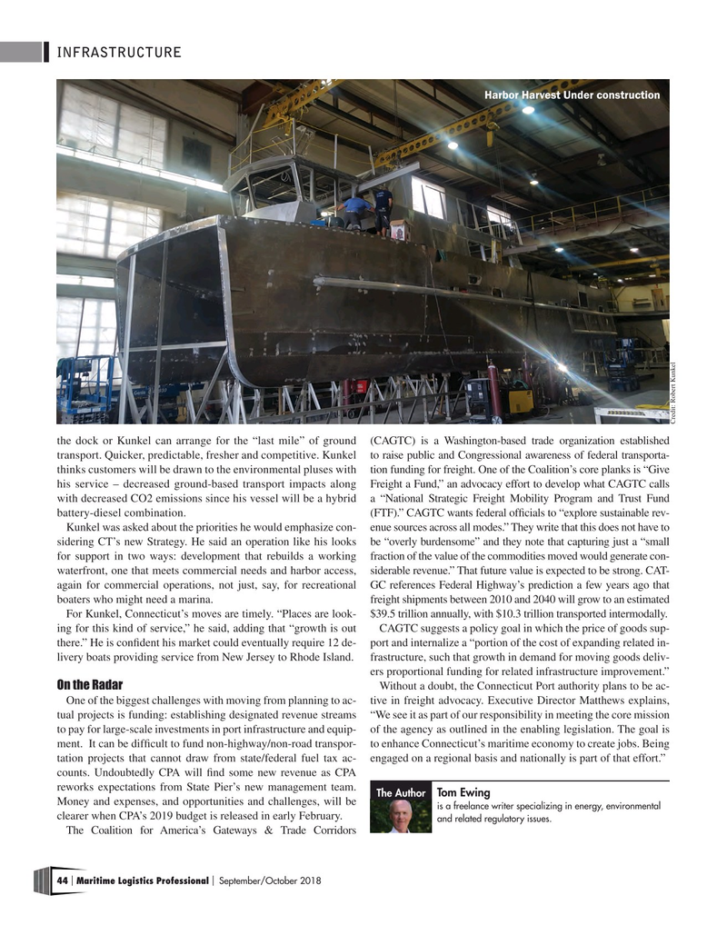 Maritime Logistics Professional Magazine, page 44,  Sep/Oct 2018