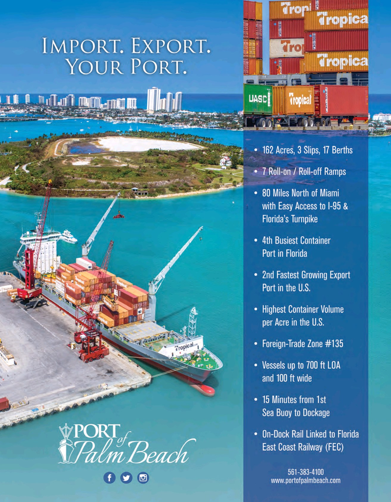 Maritime Logistics Professional Magazine, page 3,  Sep/Oct 2018