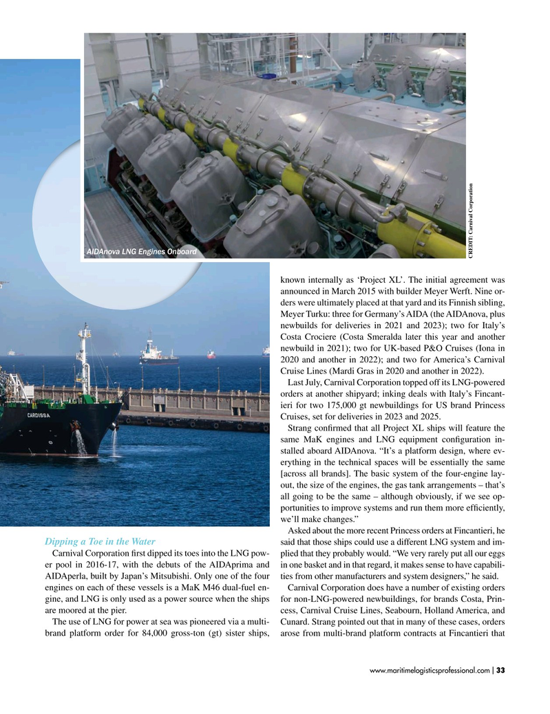 Maritime Logistics Professional Magazine, page 33,  Jan/Feb 2019