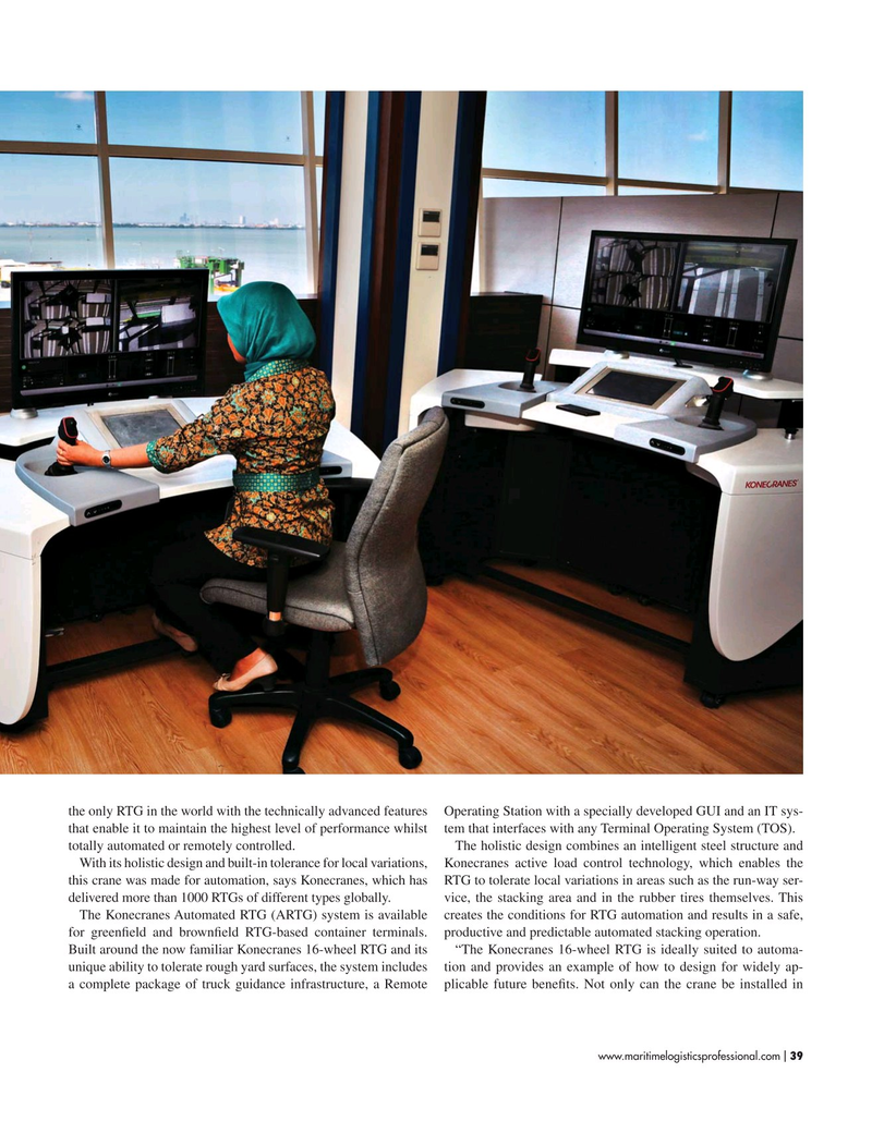 Maritime Logistics Professional Magazine, page 39,  Mar/Apr 2019