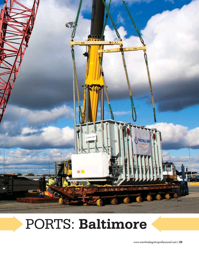 Maritime Logistics Professional Magazine, page 23,  Jul/Aug 2019