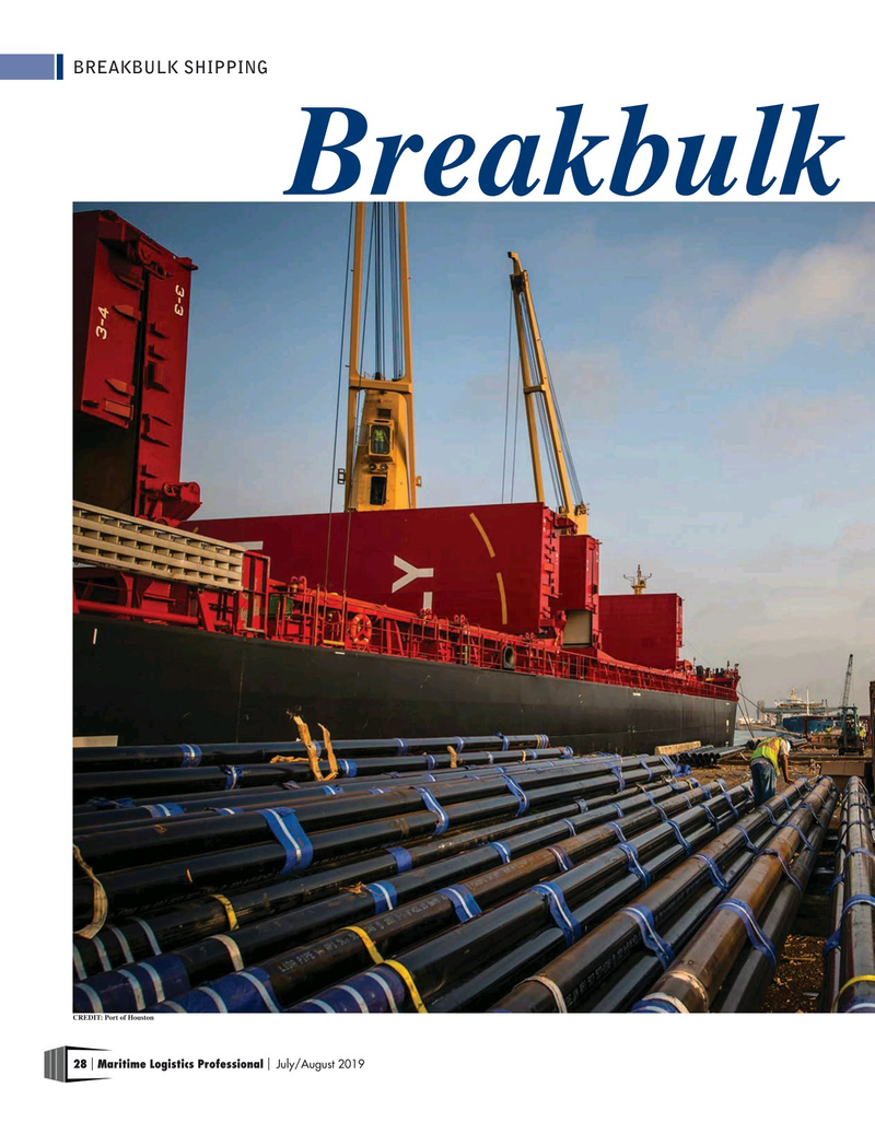 Maritime Logistics Professional Magazine, page 28,  Jul/Aug 2019