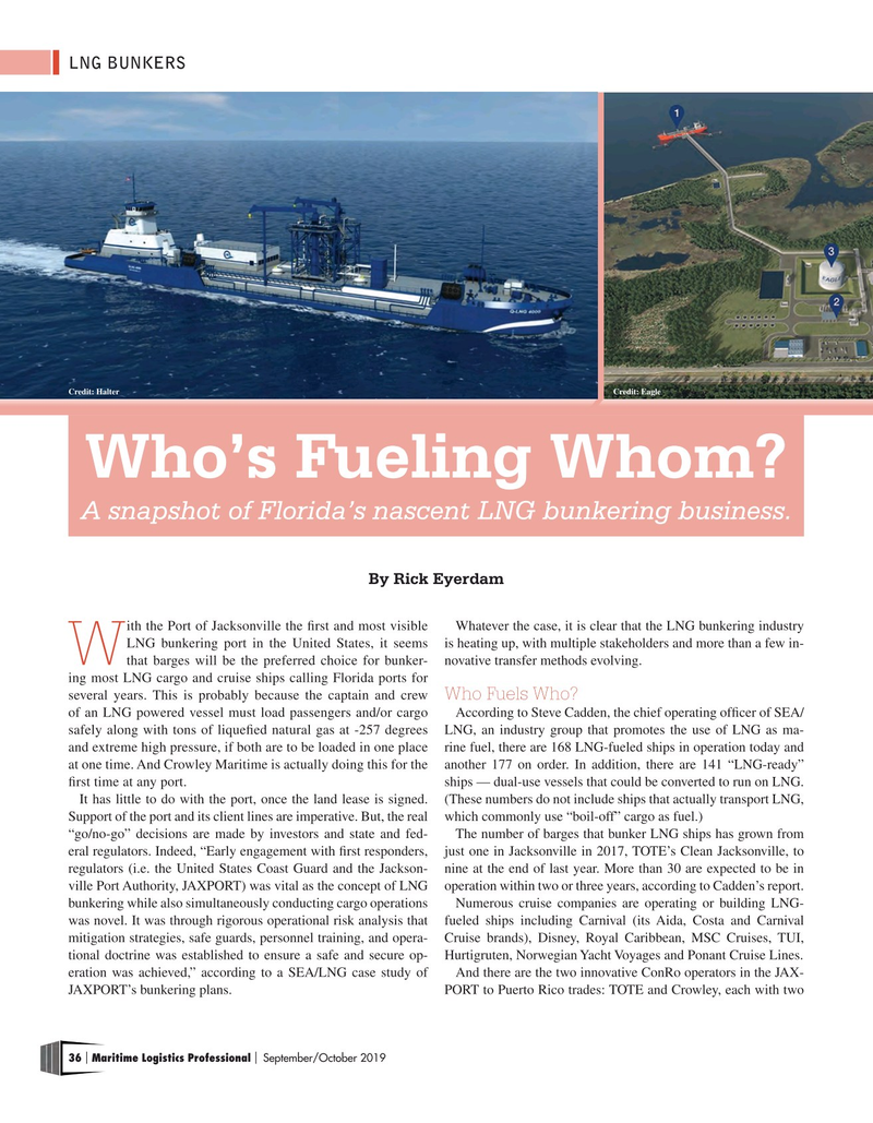 Maritime Logistics Professional Magazine, page 36,  Sep/Oct 2019