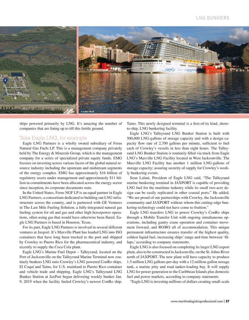 Maritime Logistics Professional Magazine, page 37,  Sep/Oct 2019