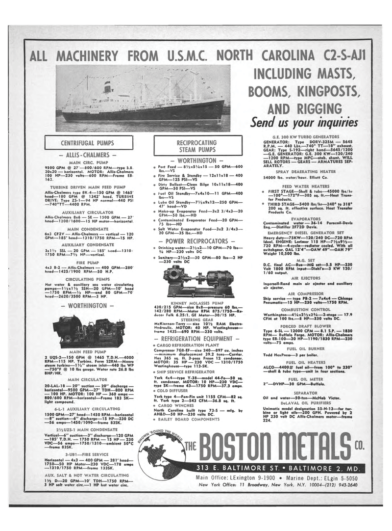 Maritime Reporter Magazine, page 43,  Jan 15, 1969