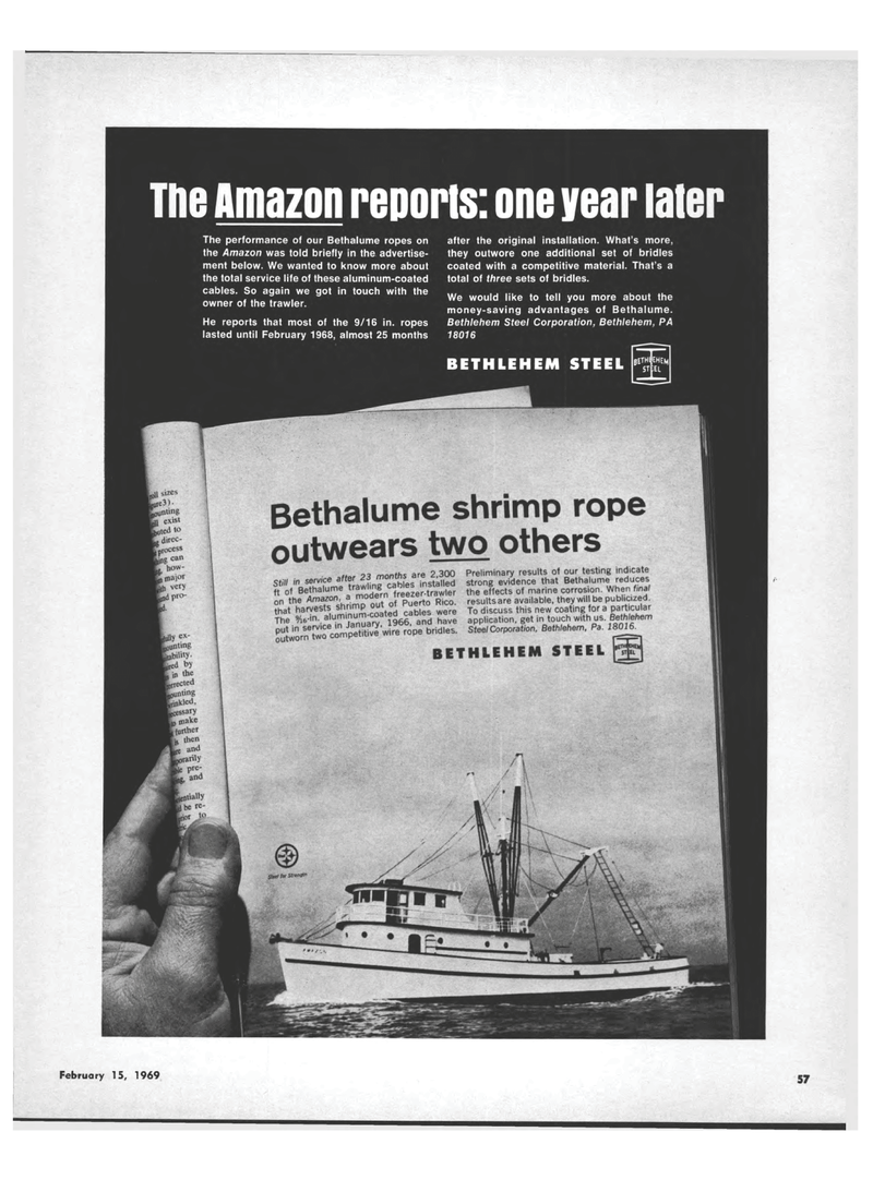 Maritime Reporter Magazine, page 51,  Feb 15, 1969