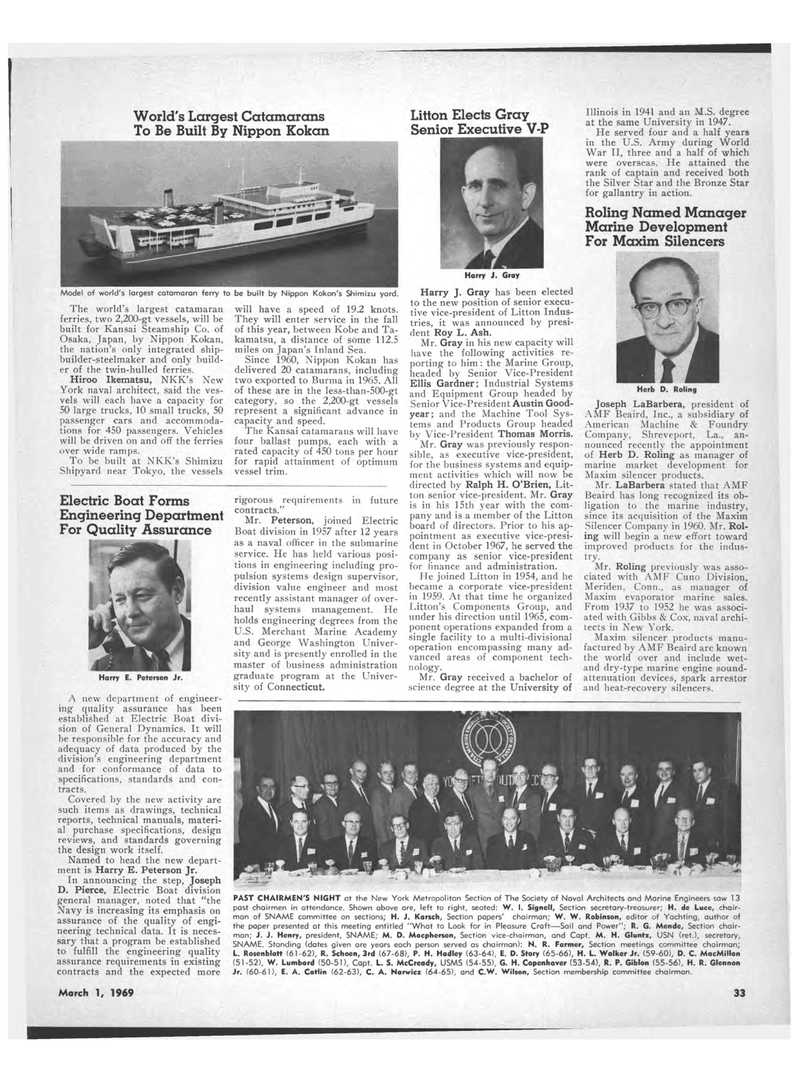 Maritime Reporter Magazine, page 27,  Mar 1969