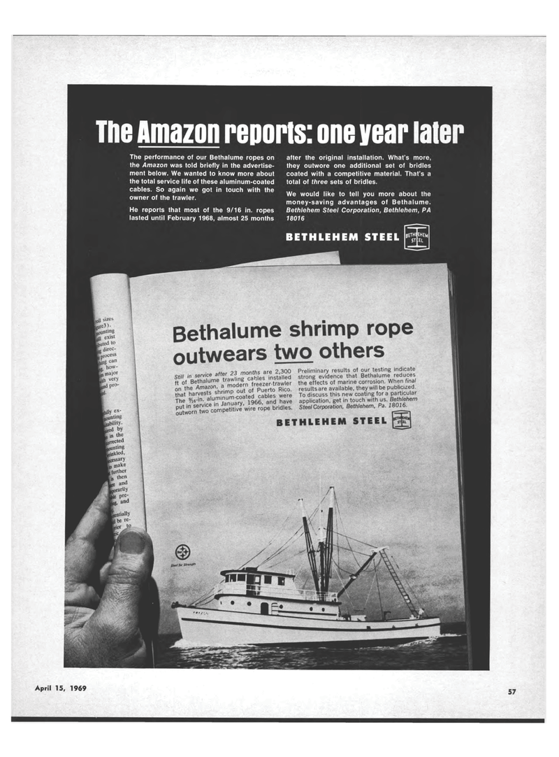 Maritime Reporter Magazine, page 55,  Apr 15, 1969