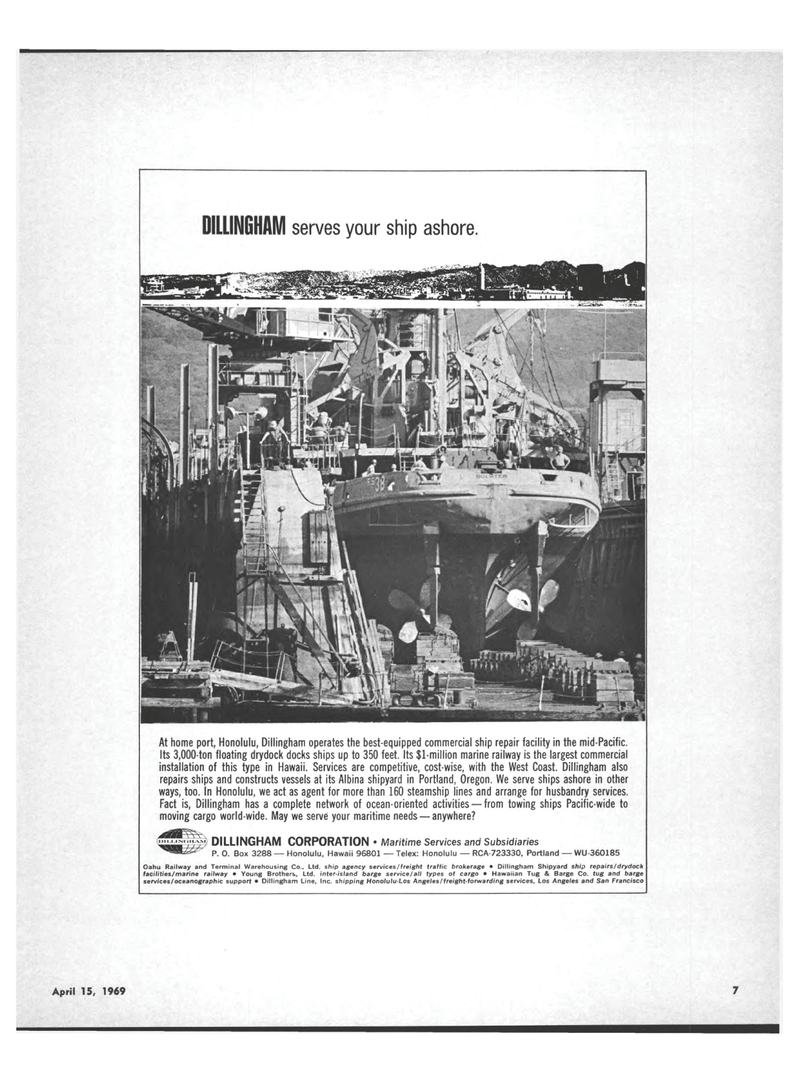 Maritime Reporter Magazine, page 5,  Apr 15, 1969