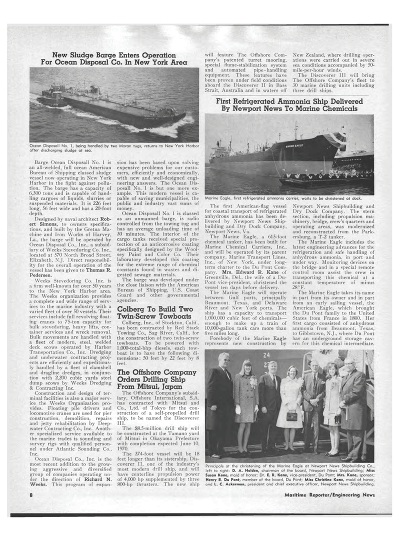 Maritime Reporter Magazine, page 6,  Apr 15, 1969