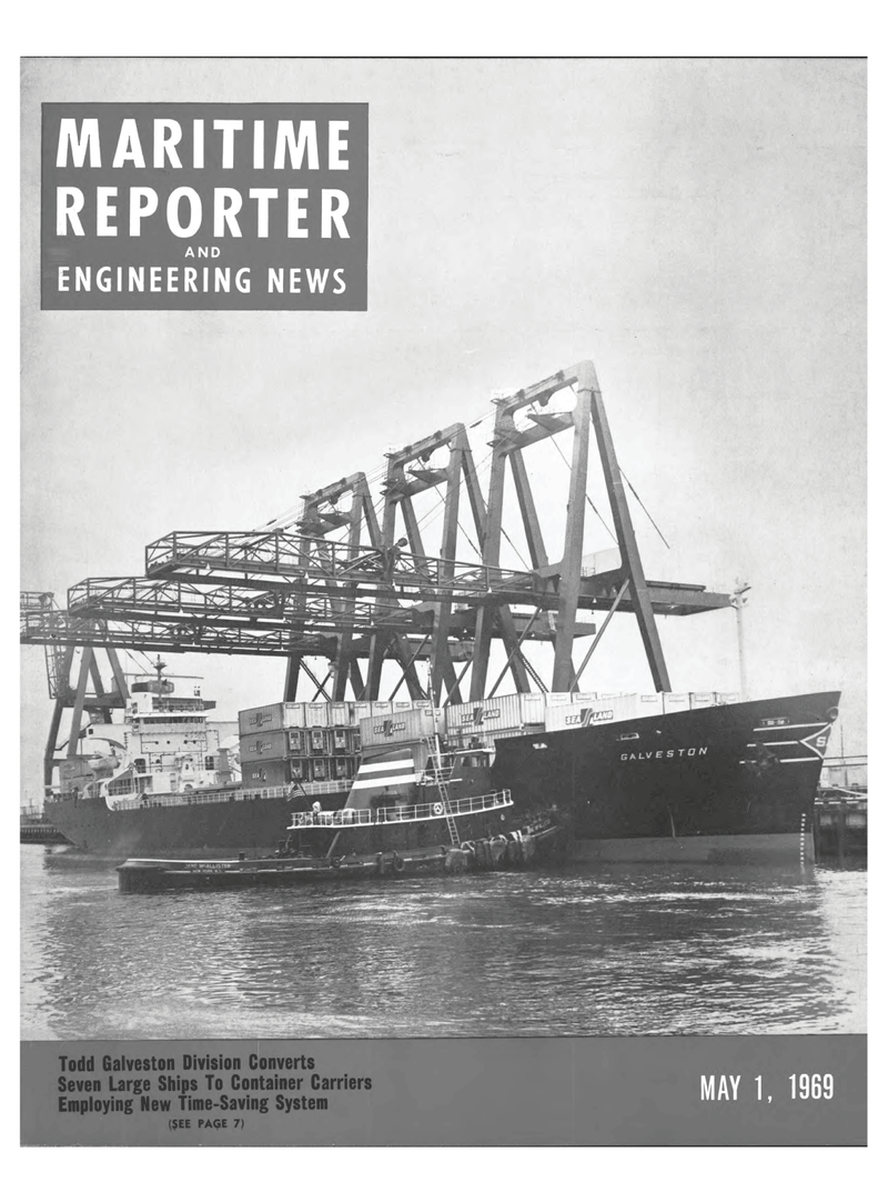 Maritime Reporter Magazine Cover May 1969 - 