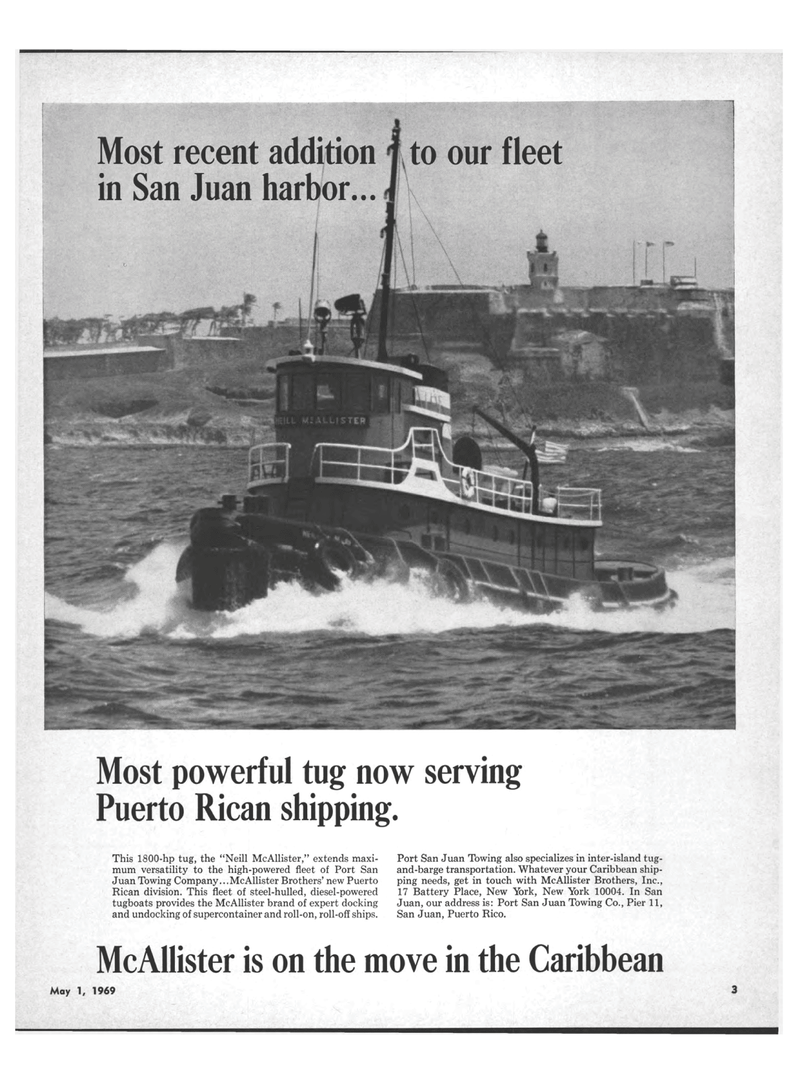 Maritime Reporter Magazine, page 1,  May 1969