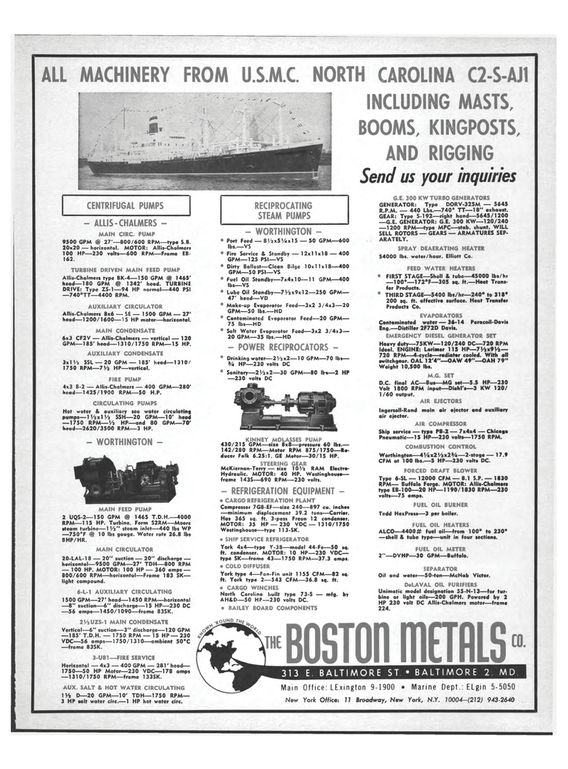 Maritime Reporter Magazine, page 35,  May 1969