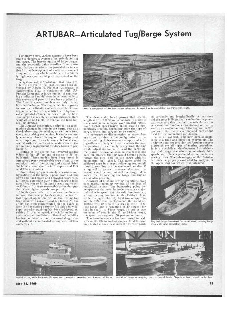 Maritime Reporter Magazine, page 21,  May 15, 1969