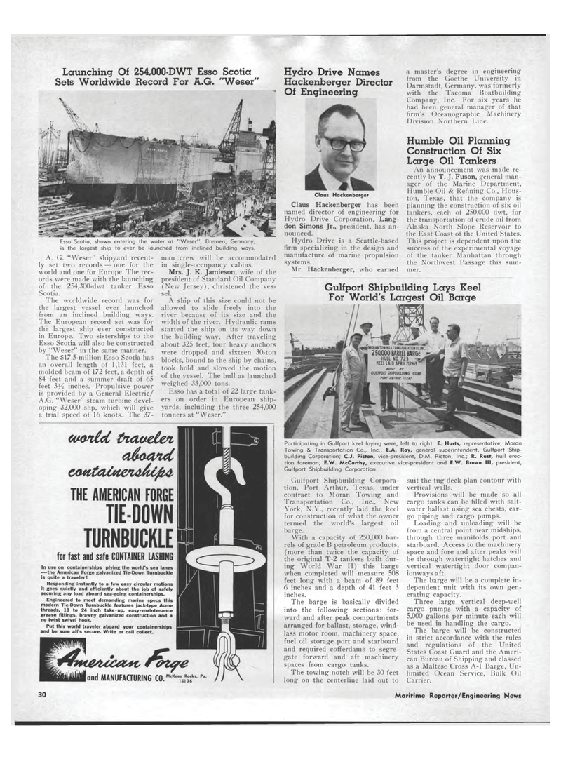 Maritime Reporter Magazine, page 26,  May 15, 1969